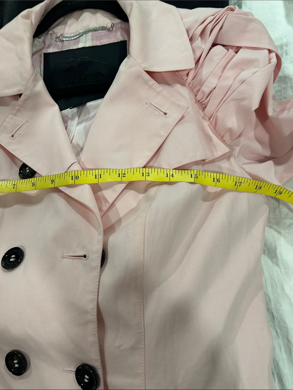 Rare vintage Burberry Prorsum dusty pink cotton trench coat - Picture 16 of 16